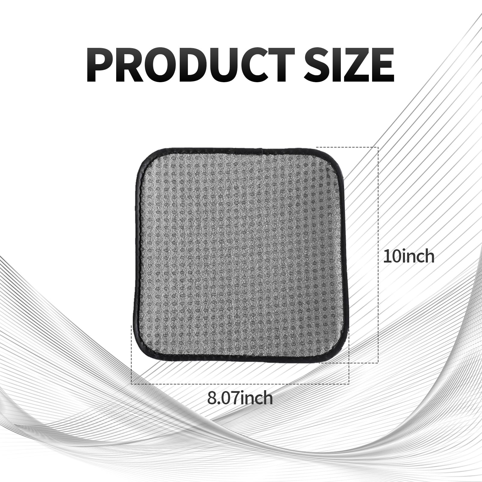 ymkupe Microfiber Bowling Ball Towel 10 Inches x 8 Inches Bowling Shammy Pad with Easy-Grip Dots Premium Quality Cleaning Pad Bowling Alley Accessories and Oil to Improve Grip and Precision