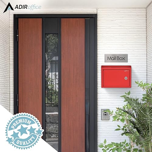 Miniatura 4 de Buzón de sugerencias de Adir Corp., multiusos, tamaño mediano, Rojo M