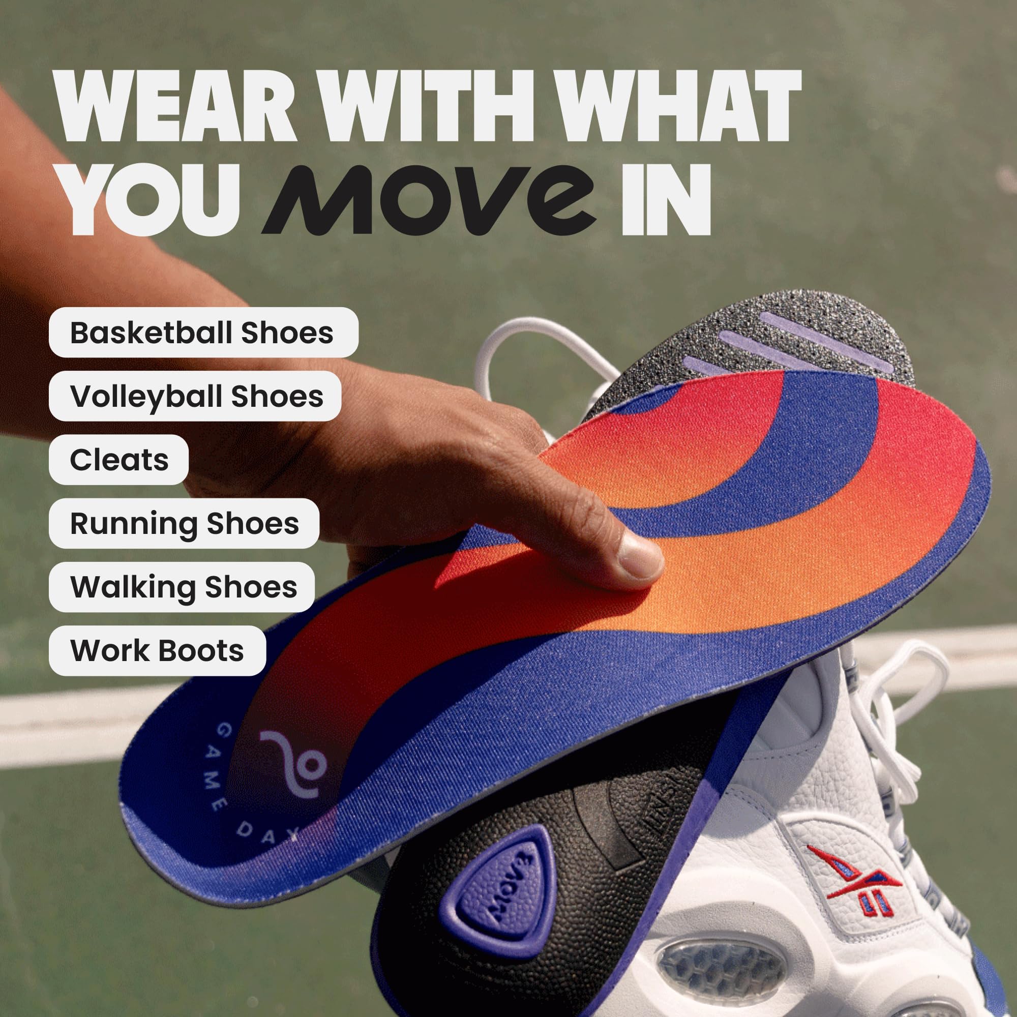 Amazon.com: Move Game Day Performance Insoles - for Plantar
