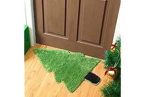 Christmas Tree Bathroom Mat: Indulge in Festive Charm