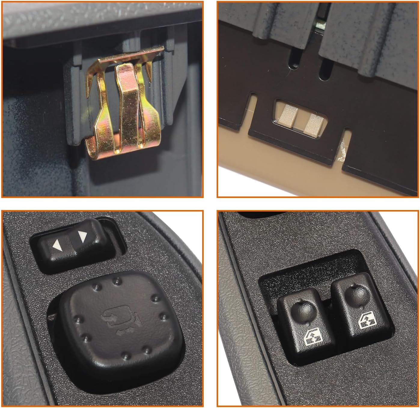 15883322 Master Power Window Switch &Bezel for 2003-2007 Chevy Silverado, 2003-2007 GMC Sierra | Replaces# DWS-248