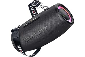 JBL Portable Bluetooth 80W Speaker with Deep Bass and Vibrant LED Light