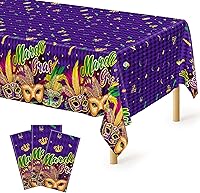 Vista 130 de QZYL 4 manteles de picnic con fundas de banco, manteles de plástico negro, 54 x 108 pulgadas, fundas rectangulares desechables impermeables