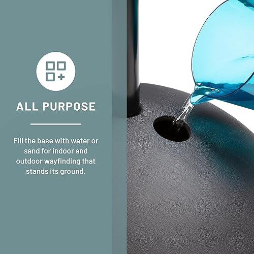 Miniatura 5 de Safco Products Pizarra rectangular para escribir mensajes, Negro