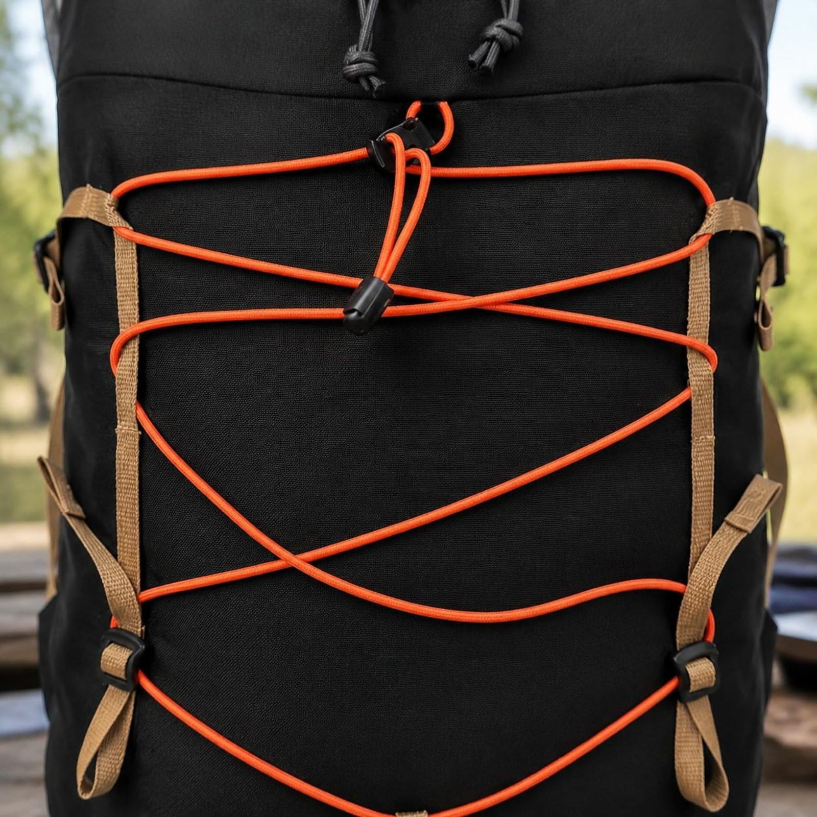 Baoblaze Zaino da Trekking Zaino Zainetto Borsa Rucksack con Chiusura a Coulisse Rapida Spallacci Imbottiti Cinghie per Compressione Struttura Morbida