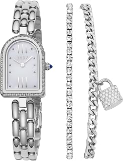 Women's Gold Watch & Bracelets Gift Set, Ladies Dainty Watches Jewelry for Women