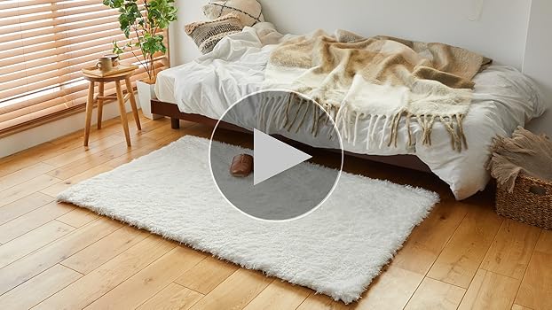 YM1296 GLAMSTYLE グラムスタイル シャギー ラグ 190cm Amazon | グラムスタイル ラグ カーペット スーパーシャギーラグ