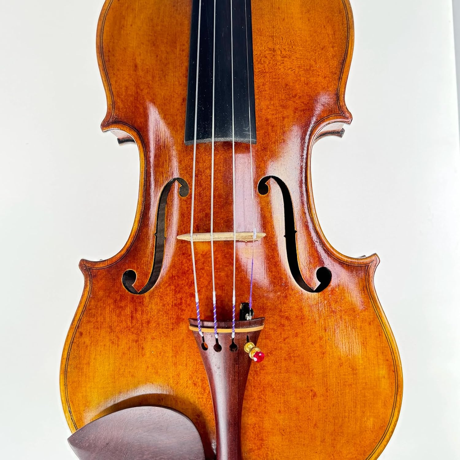 Handmade Creative Violin Fine Tuning Violin Tuners Violin Screw Violin String Adjusters for 3/4 4/4 Violins (19-Ruby) Fiddle Fine Tuner