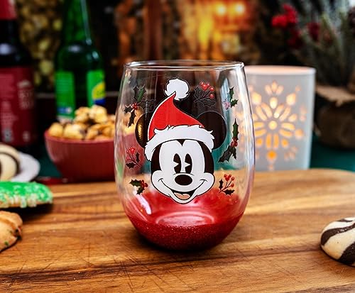 Miniatura 3 de Vaso de copa de vino sin tallo de Mickey Mouse de Disney para mimosas cócteles capacidad para 20 onzas