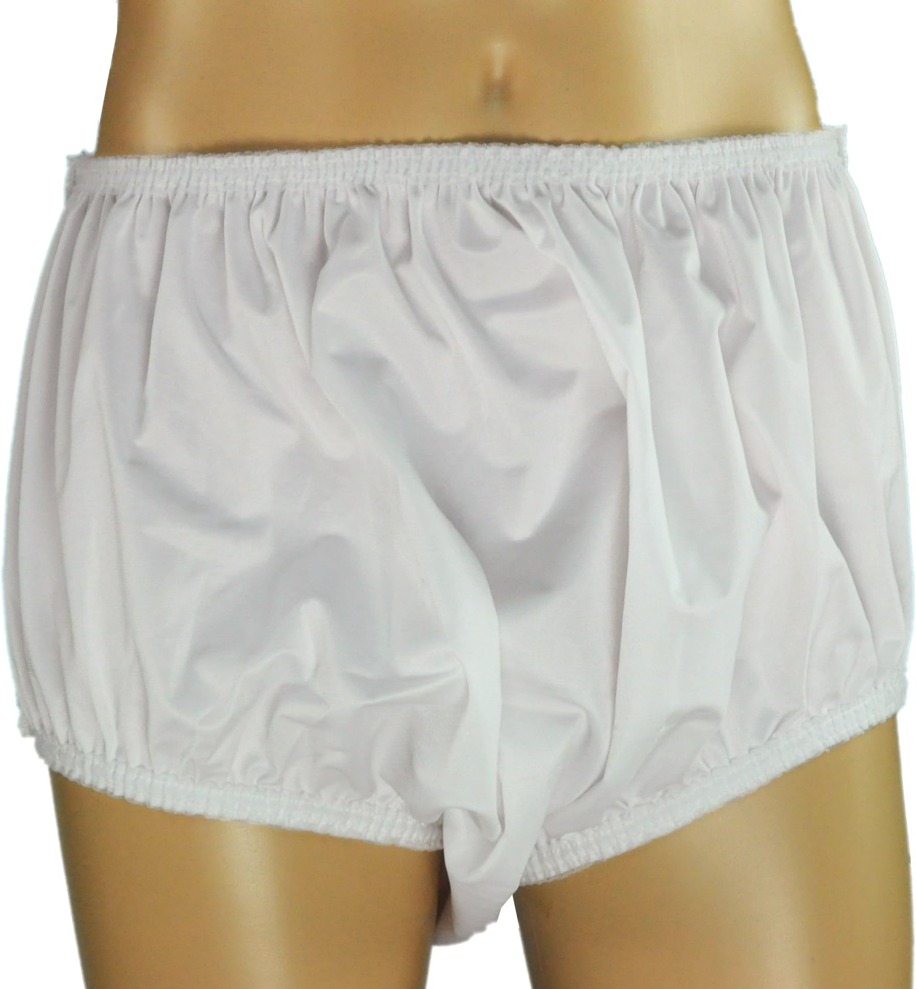 ObboMed MT-3502G/MT-3502N “New Larger Leg Circumference” Reusable Washable Underwear Waterproof Pull-On Incontinent Under Pants, for Patients, Elders, Adult Men and Women – White (L: 34-40 inches)