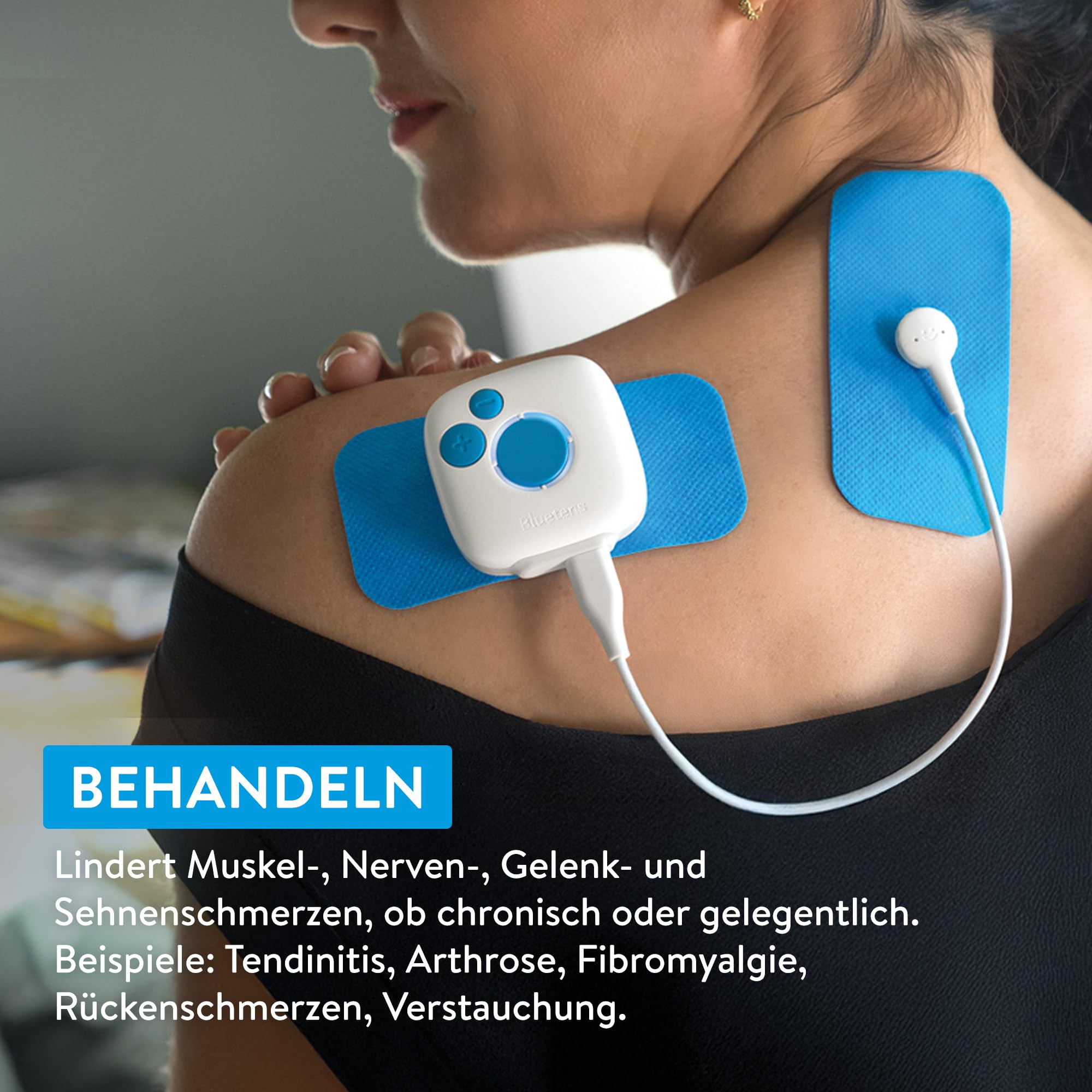 Bluetens Classic 2 Digital TENS/EMS Gerät, Elektrostimulationsgerät, Schmerztherapie, Muskelentspannung, Massage