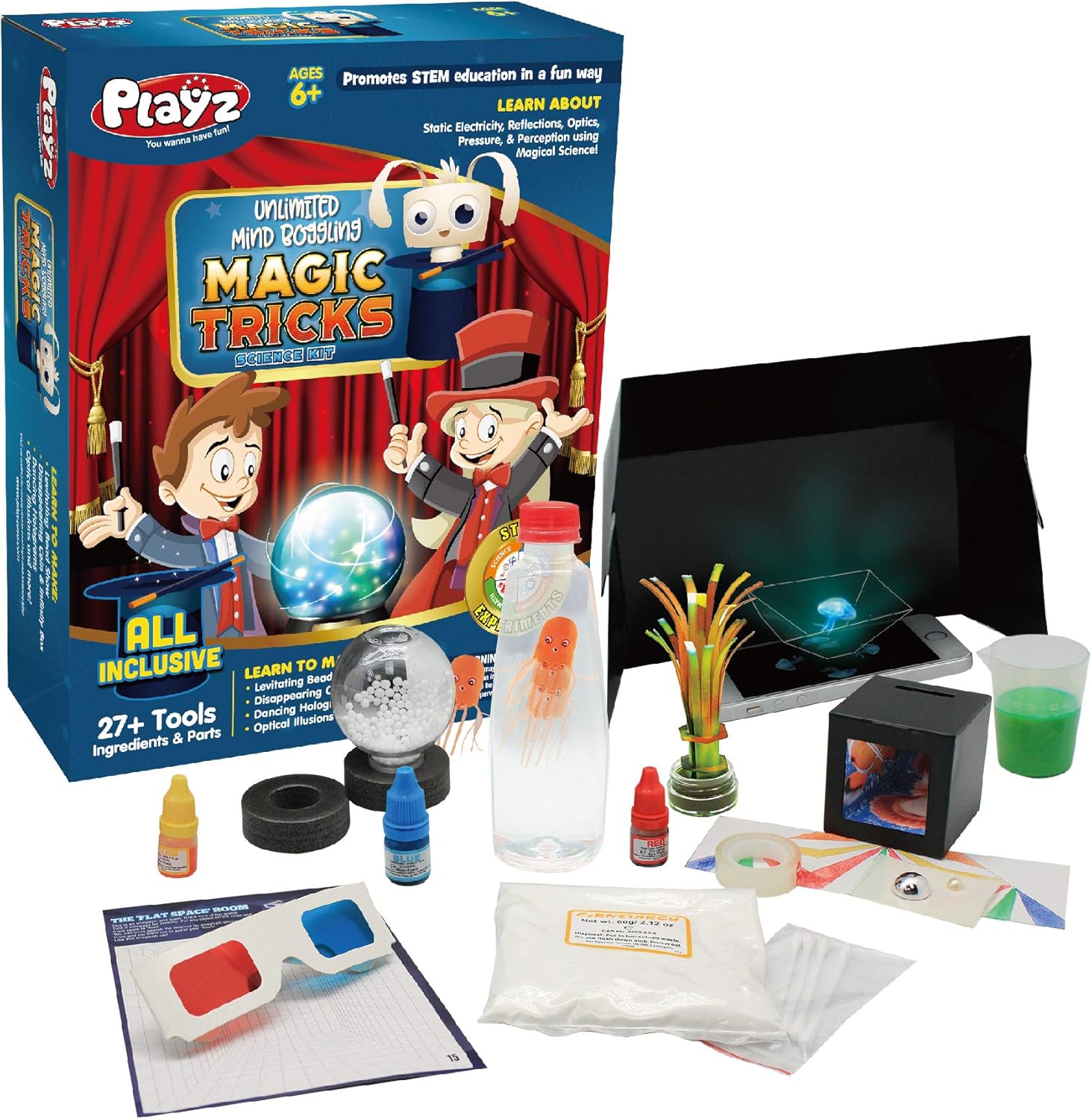 Levitating Bead Shows & Optical Illusions for Boys & Girls Ages 612