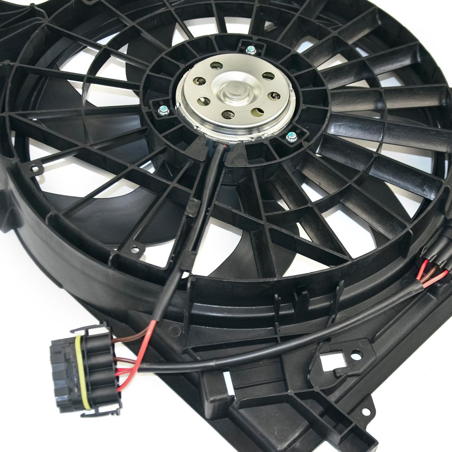 PartsFlow Engine Radiator Cooling Fan Assembly for 2005-2009 Cadillac XLR for 2005-2013 Chevrolet Corvette OE#621-102