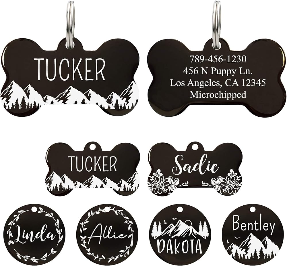 Custom Dog Tags Bernedoodle