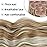 Vigorous Clip in Hair Extensions 4Pcs Blonde mix Platinum Blonde Hair Extensions Clip Ins 20Inch Natural Soft Synthetic Hairpieces for Women