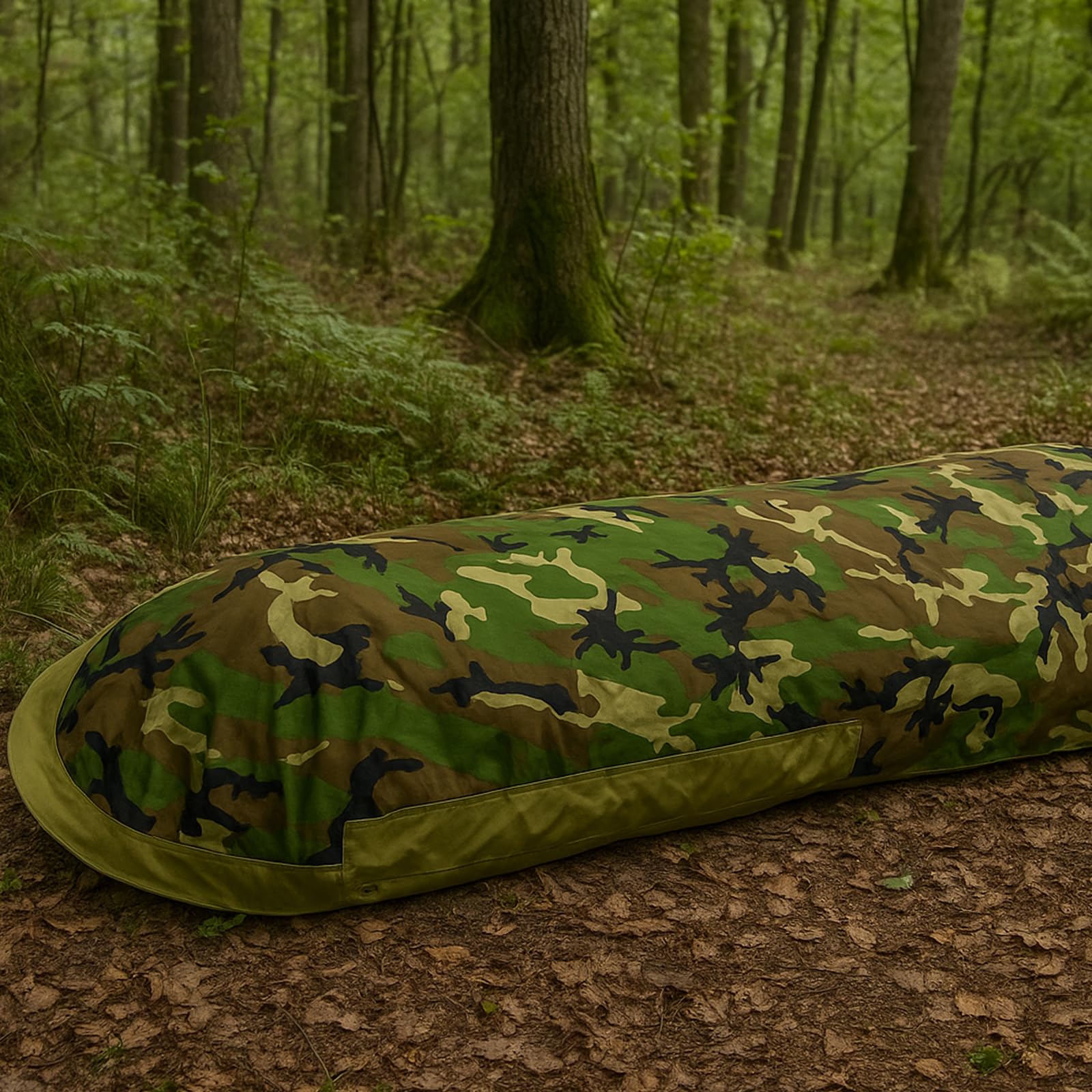 Akmax.cn Bivy Cover Sack for Military Army Modular Sleeping System, Waterproof Outer Shell for Sleeping Bag, Minimalist Stealth Shelter Multicam/Woodland/UCP/OCP