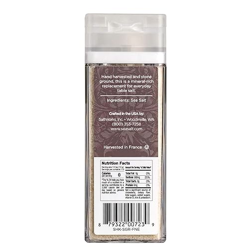 Miniatura 7 de SaltWorks Artisan Salt Company Pacific Blue Kosher Flake, sal marina, 3 onzas