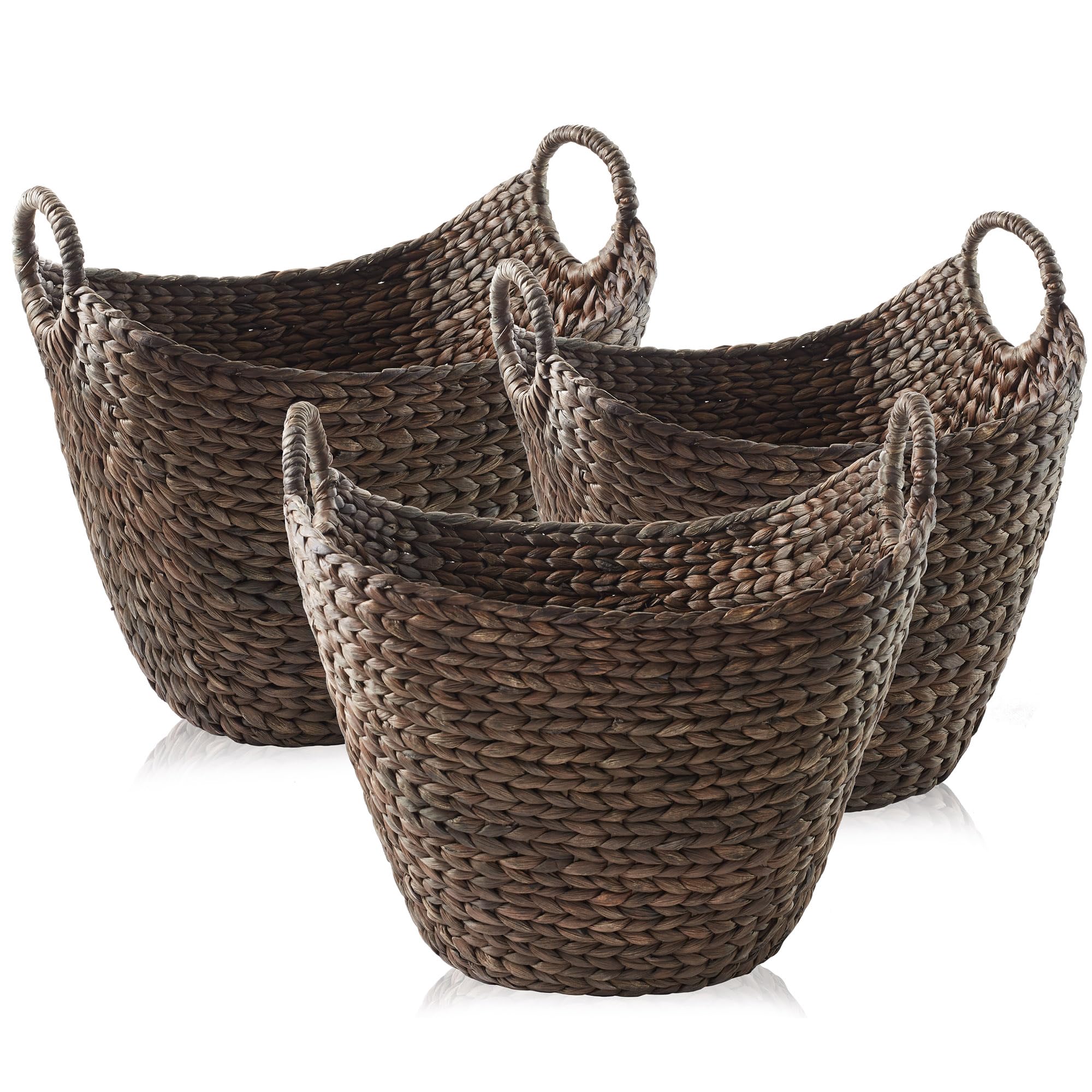 Amazon.com: Casafield Set of 3 Multipurpose Boat Baskets with