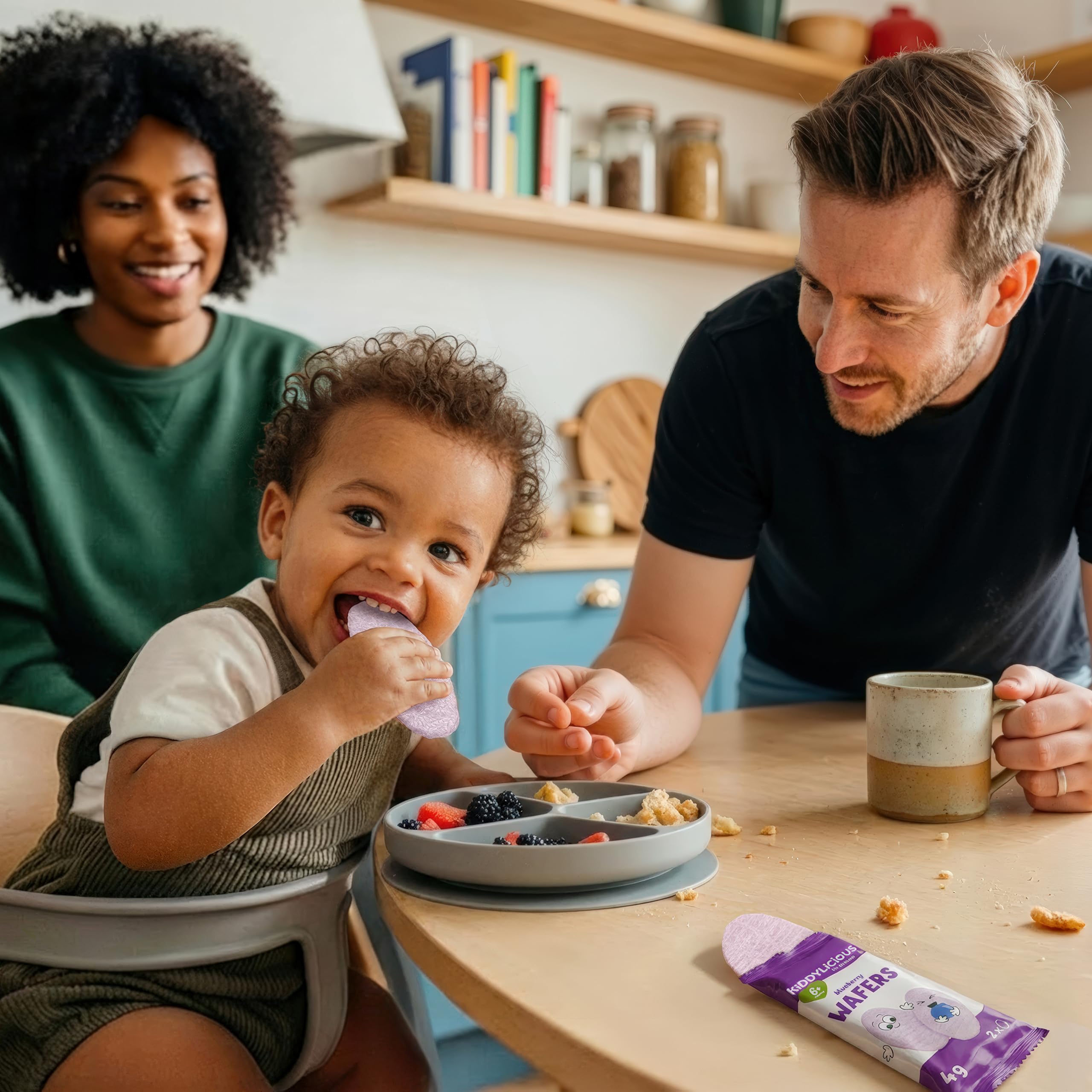 Kiddylicious Banana Mini Wafers - Gluten and Dairy Free Kids Snack - Suitable for 6+ Months - 6 x 4 Twin Packs — view 4