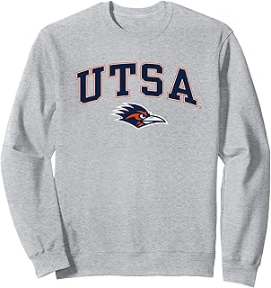 Elite Authentics UTSA Roadrunners Arch Over Sweatshirt - Grey, Women's, Small