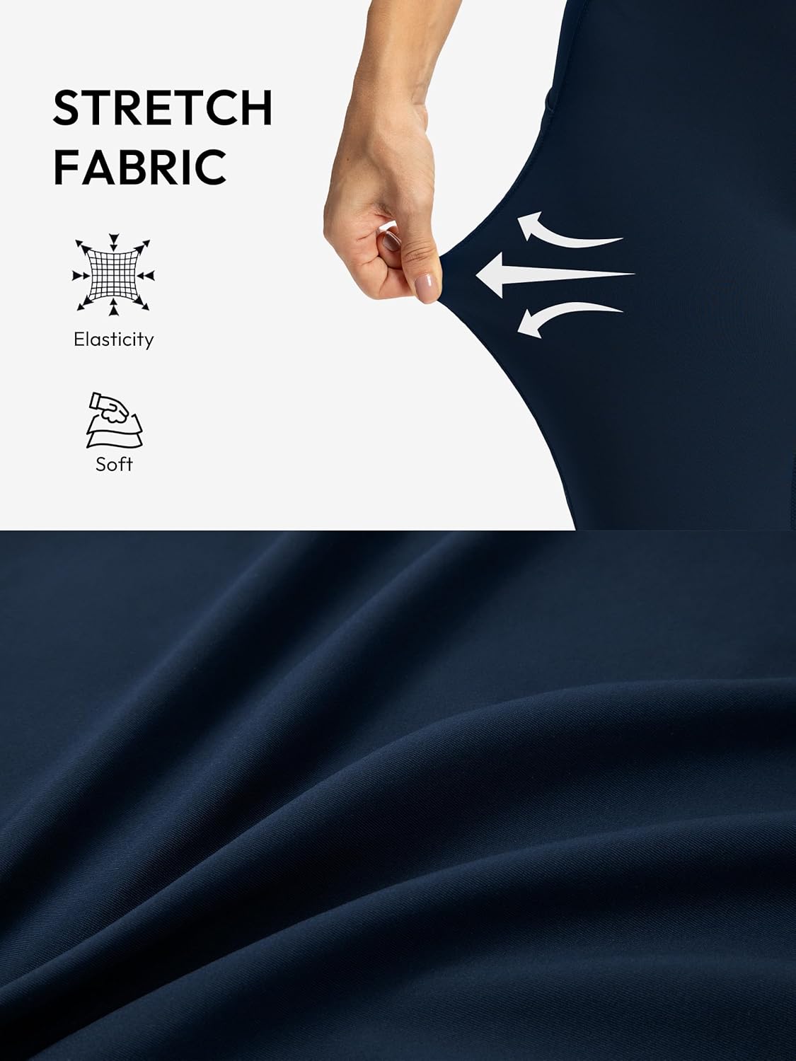 Tapata Petite Women's Bootcut Yoga Pants 26"/28" Inseam High Waist Workout Flare Leggings with Pockets - Image 6