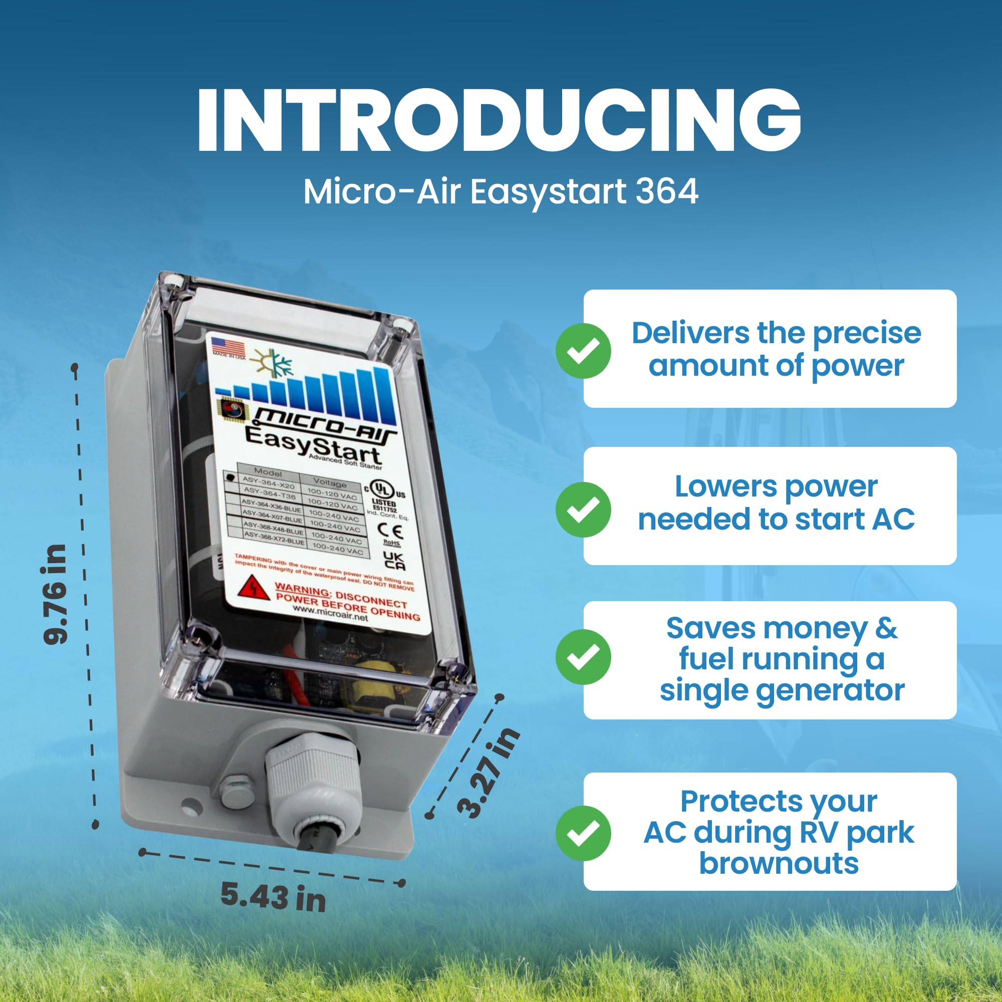 Snapklik.com : EasyStart Soft Starter For RV Air Conditioners - Starter ...