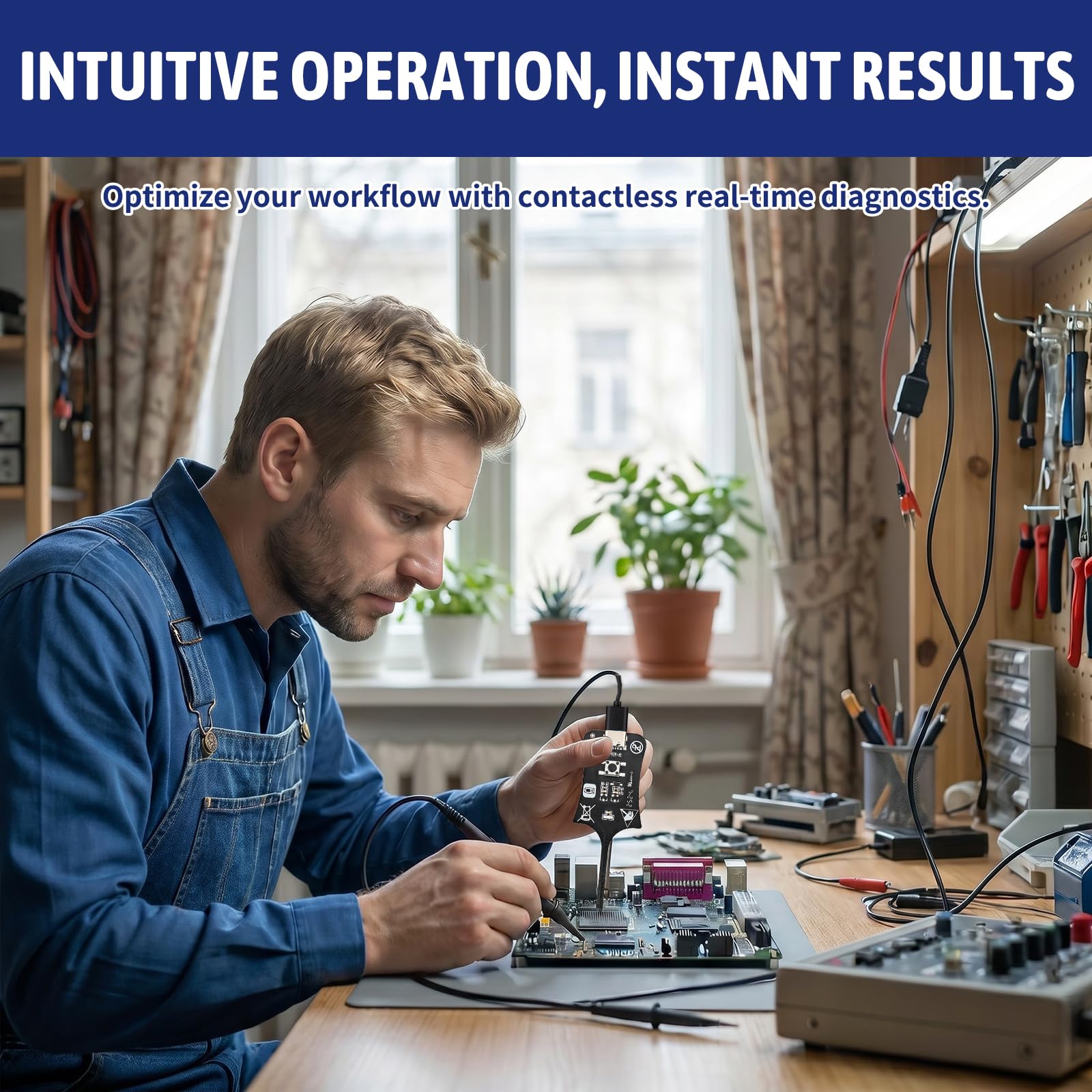 3 misuratori di induttività, tester di induttività, tester di induttività, dispositivi di prova portatili ad alta precisione per testare sensori elettromagnetici in dispositivi come telefoni, computer
