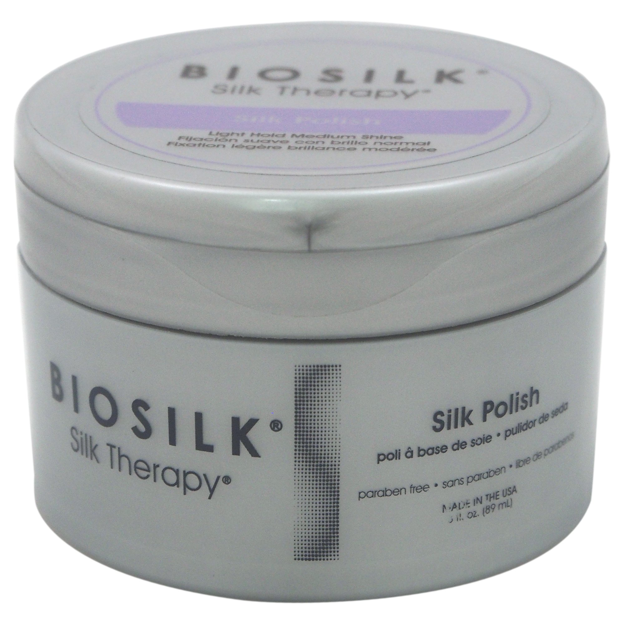 Silk Therapy Silk Polish - Light Hold Medium Shine by Biosilk for Unisex - 3 oz Polish