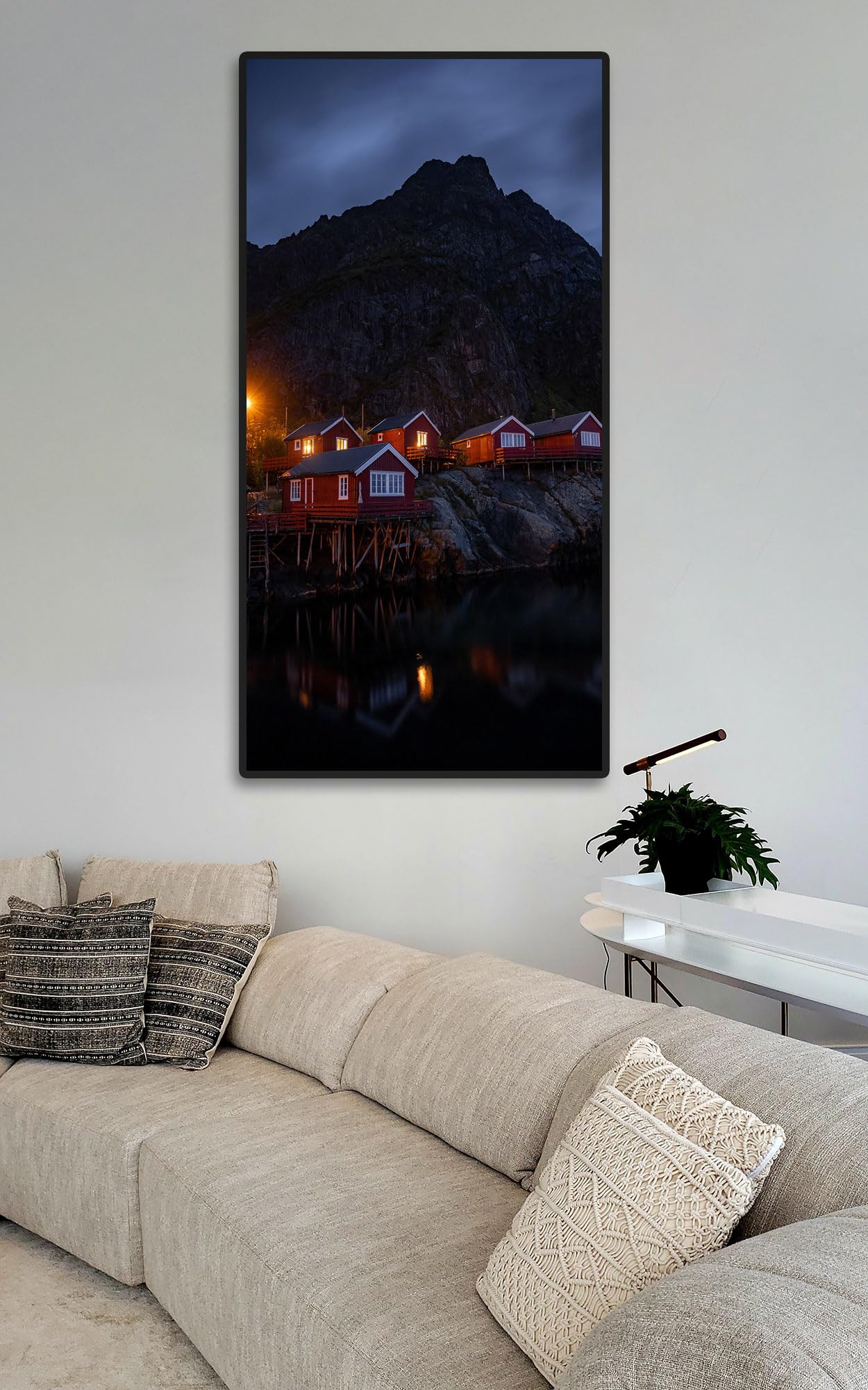 Instarry 5D Diamond Painting Grandi Dimensioni Casa del Paesaggio Artigianato Decorazione per Casa e Pareti 120x60 cm