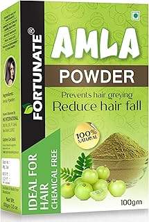 FORTUNATE 100% Pure & Natural Amla Powder for Skin and Hair Growth - 100g-picture-44