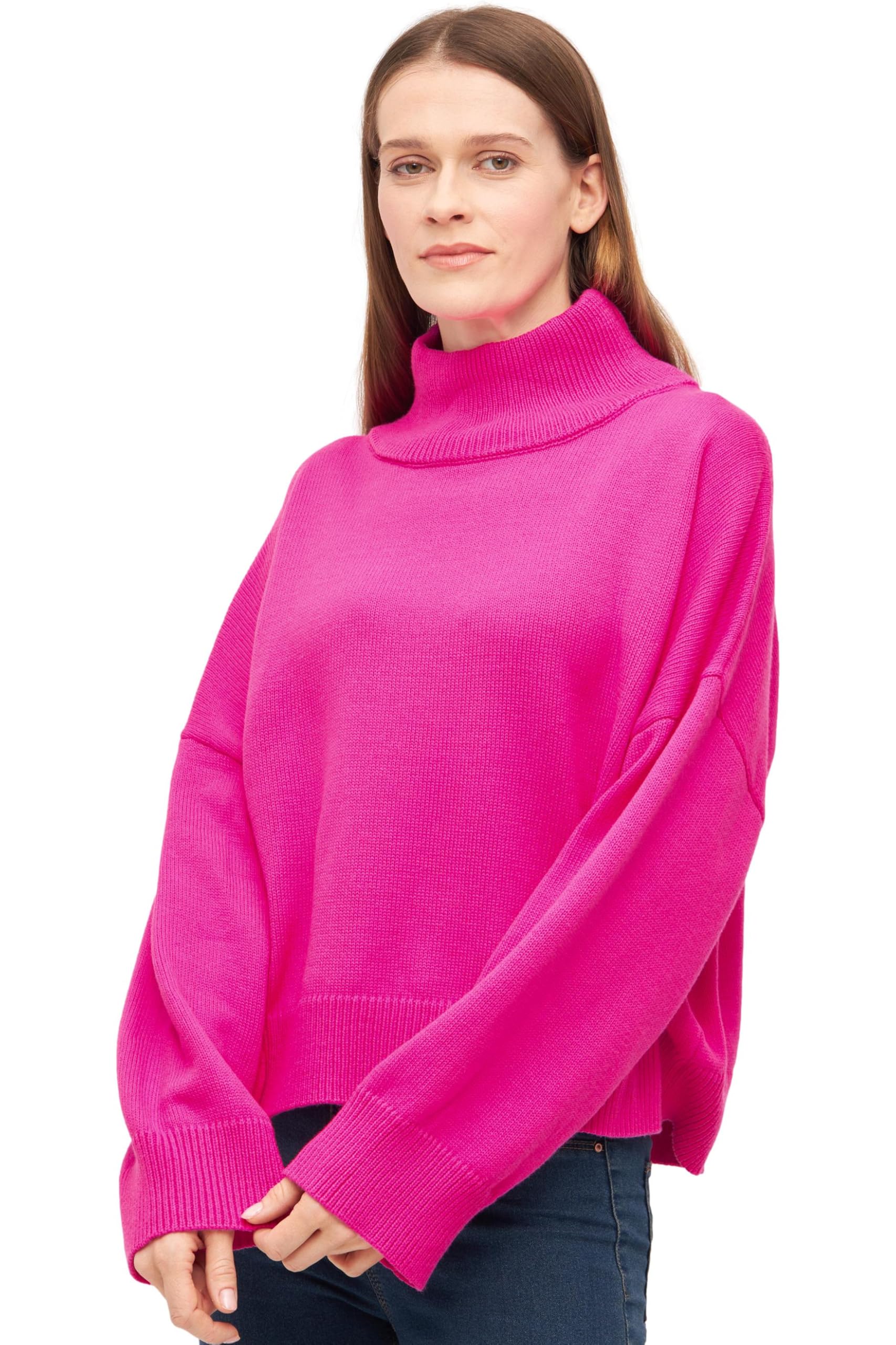 derbe Damen Strick-Pullover Basic