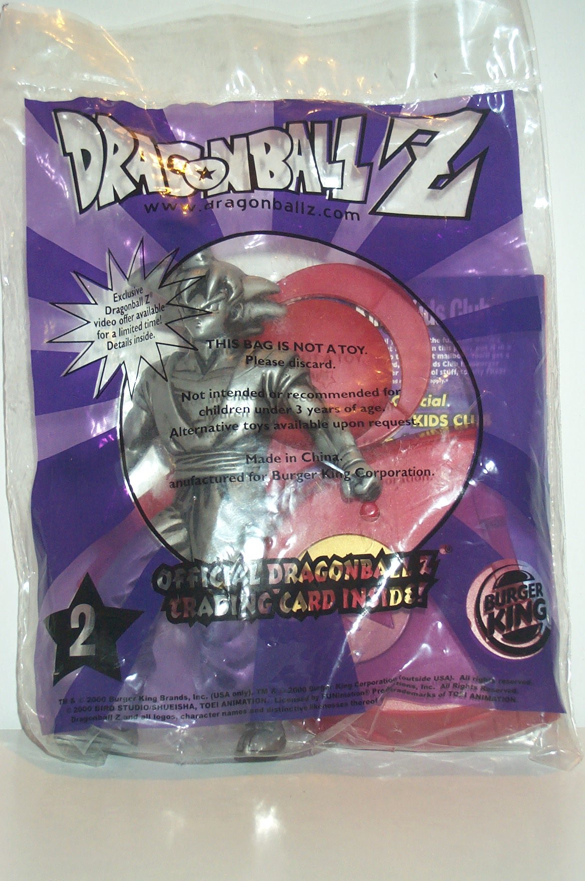 dragon ball z burger king toys 2000