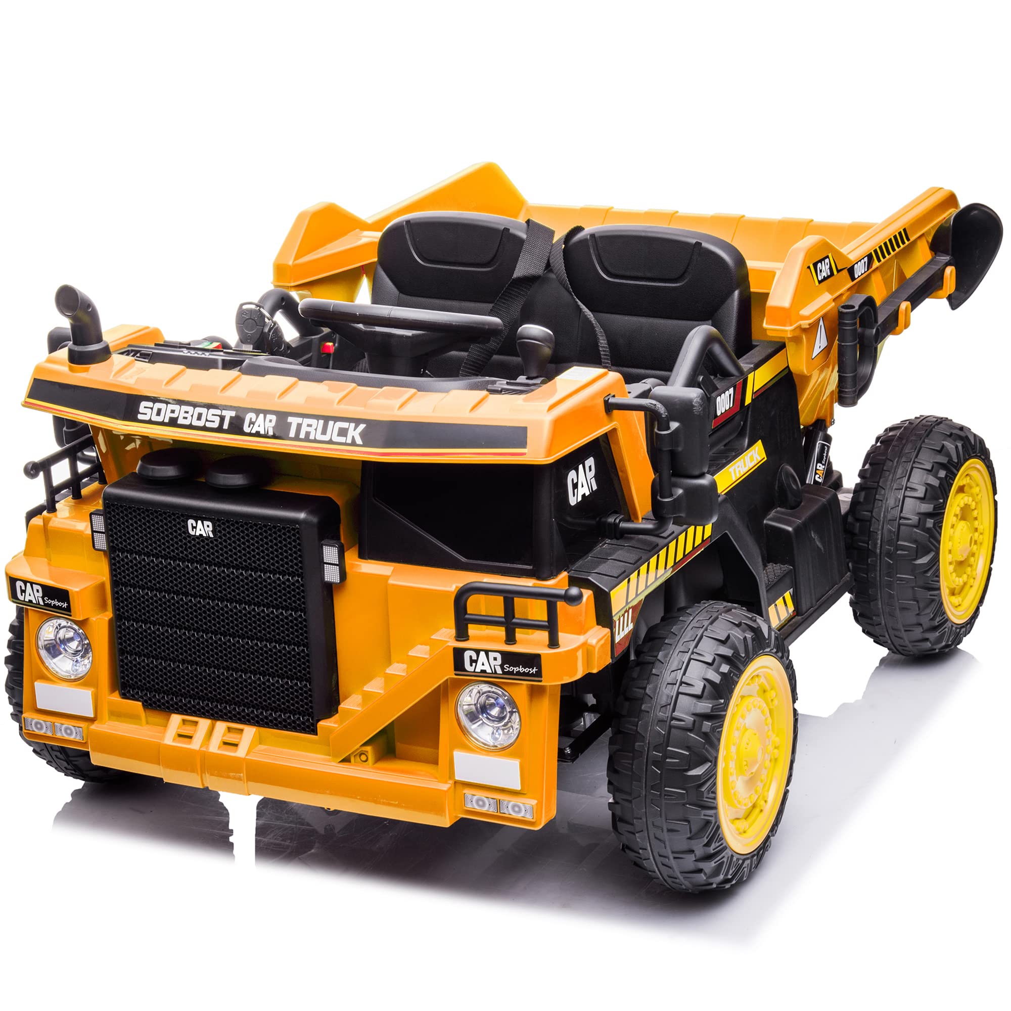 Buy sopbost Single Seater Electric Truck for Kid to Ride On Toy Cars