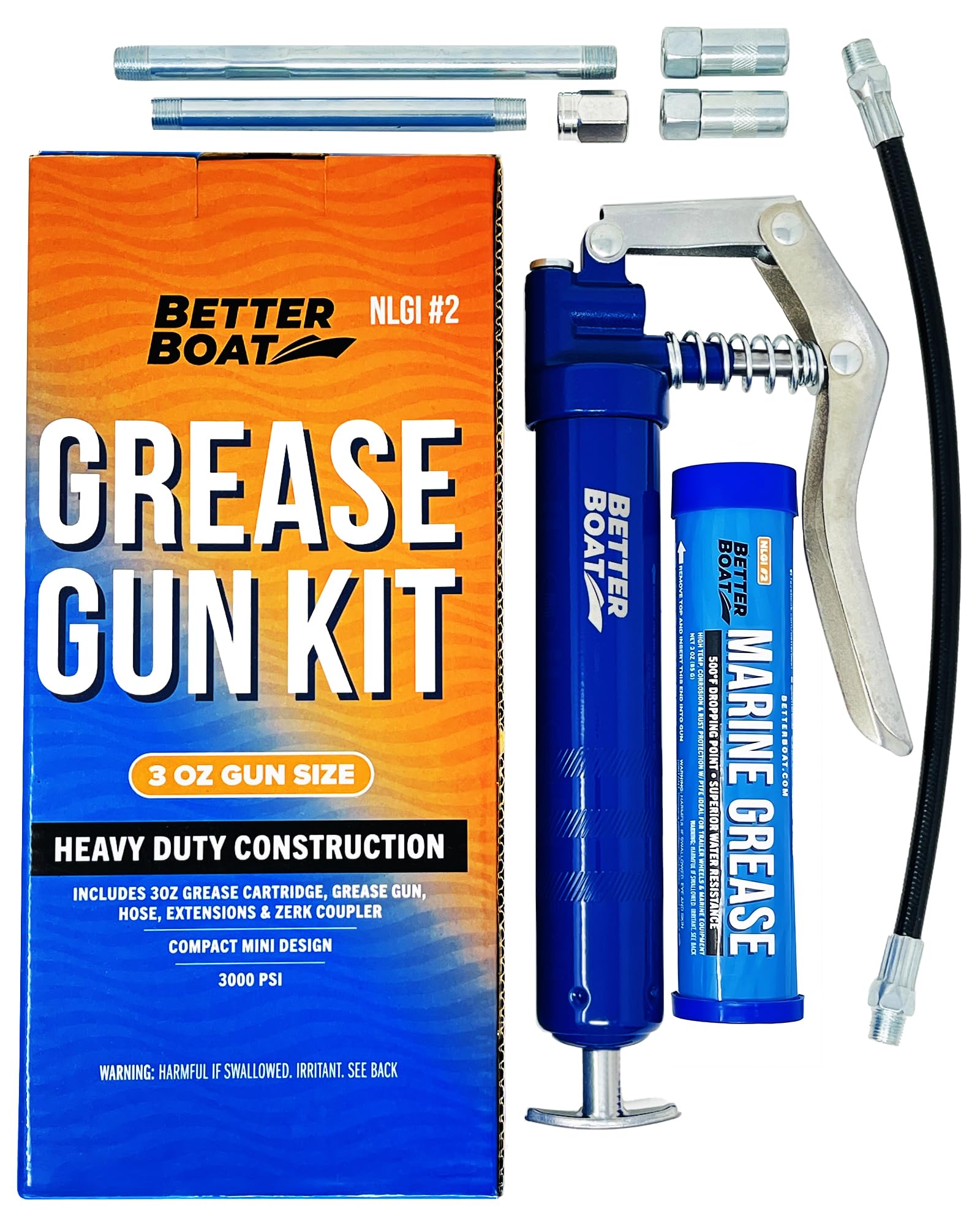 Better Boat Mini Grease Gun Kit