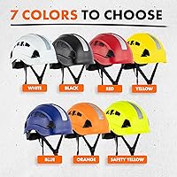 Vista 11 de Casco Protector Defender Safety H1 con Visera ANSI Z89.1