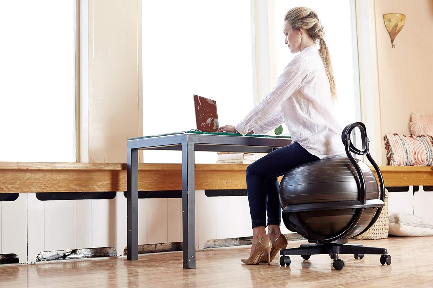 Buy Gaiam Ultimate Balance Ball Chair Standard Or Swivel Base Option Premium Exercise Stability Yoga Ball Ergonomic Chair For Home And Office Desk 52cm Anti Burst Ball Buy Gaiam Ultimate Balance Ball Chair Standard Or Swivel Base Option Premium Exercise Stability Yoga Ball Ergonomic Chair For Home And Office Desk 52cm Anti Burst Ball