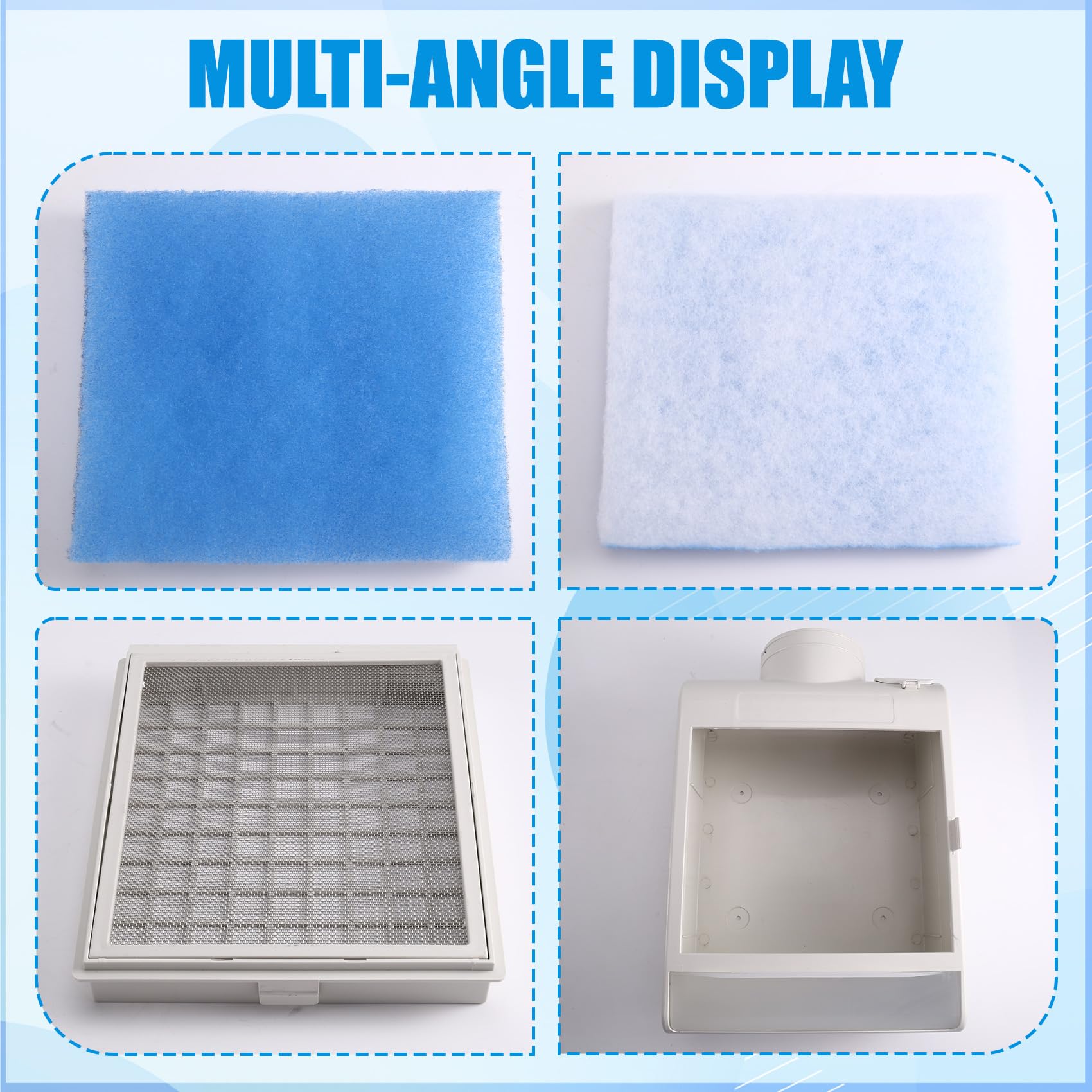 Filtro de Pantalla de Ventilación para Secadora de Interior y de Cajón de Agua, Actualización de la Tapa de Ventilación de Seguridad.
