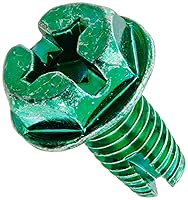 Vista 1 de NSI GSC - Tornillos hexagonales ranurados con conexión a tierra de alambre sólido, paquete de 100