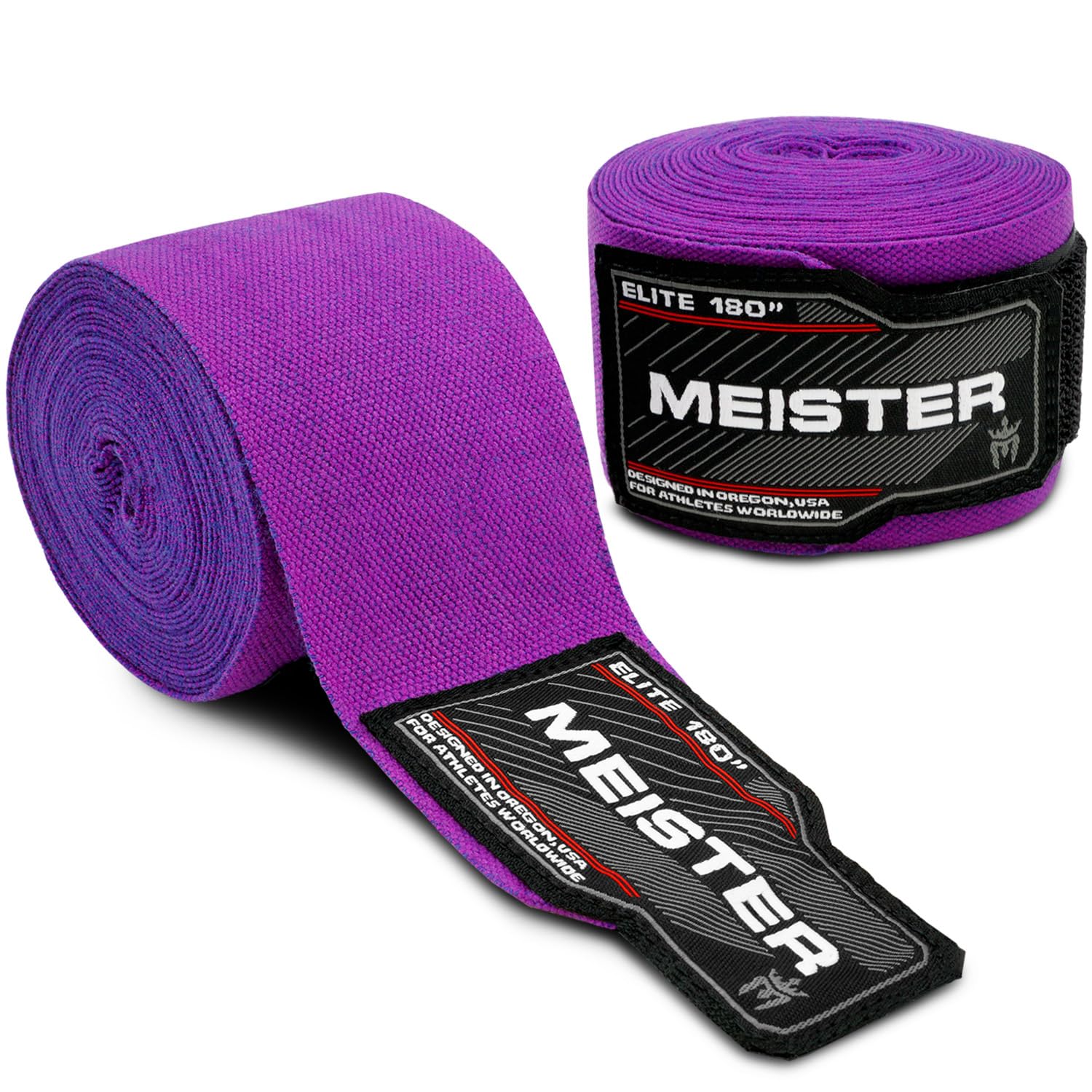 MeisterELITE 180" Adult Hand Wraps for MMA & Boxing (Pair)