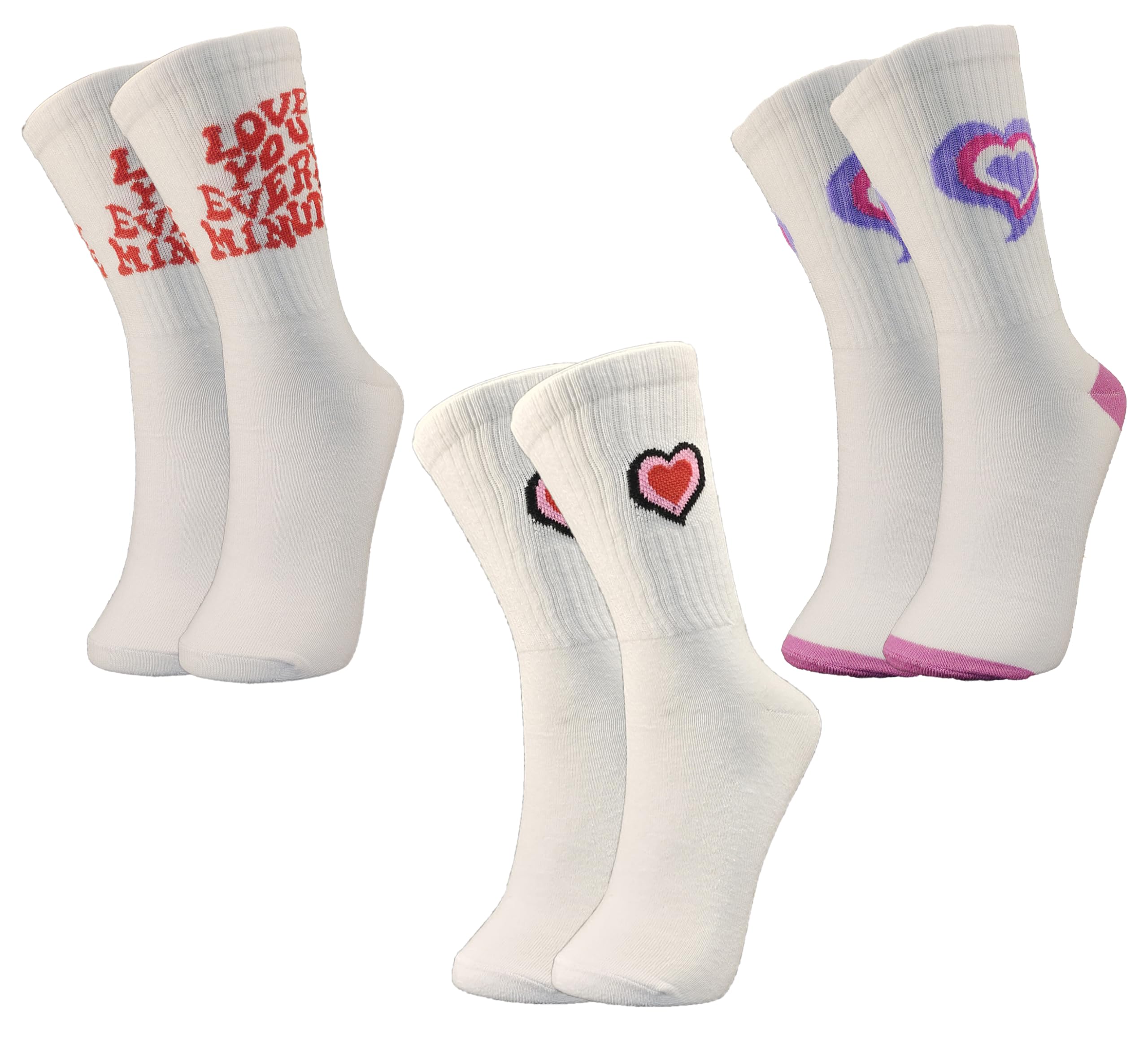 trazo Women's Calf Length Designer Knitted Multicolor, Multi-Purpose Socks | Socks for Women (Pack of 3)-picture-14
