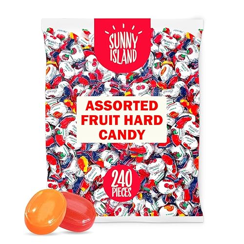 Miniatura 3 de Caramelos duros de frutas variadas | Bolsa de 3 libras – Aproximadamente 240 piezas | Dulces envueltos individualmente para oficina y fiestas |