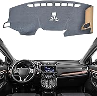 Vista 31 de KEYOOG Cubierta de tablero para Ho-nda Civic 2011-2006 (para conducción a la izquierda), alfombrilla antirreflejos, protector solar antideslizante