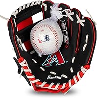 Vista 11 de Franklin Sports MLB Youth Teeball Glove and Ball Set - Kids Baseball and Teeball - Perfect First Kids Glove - 9.5