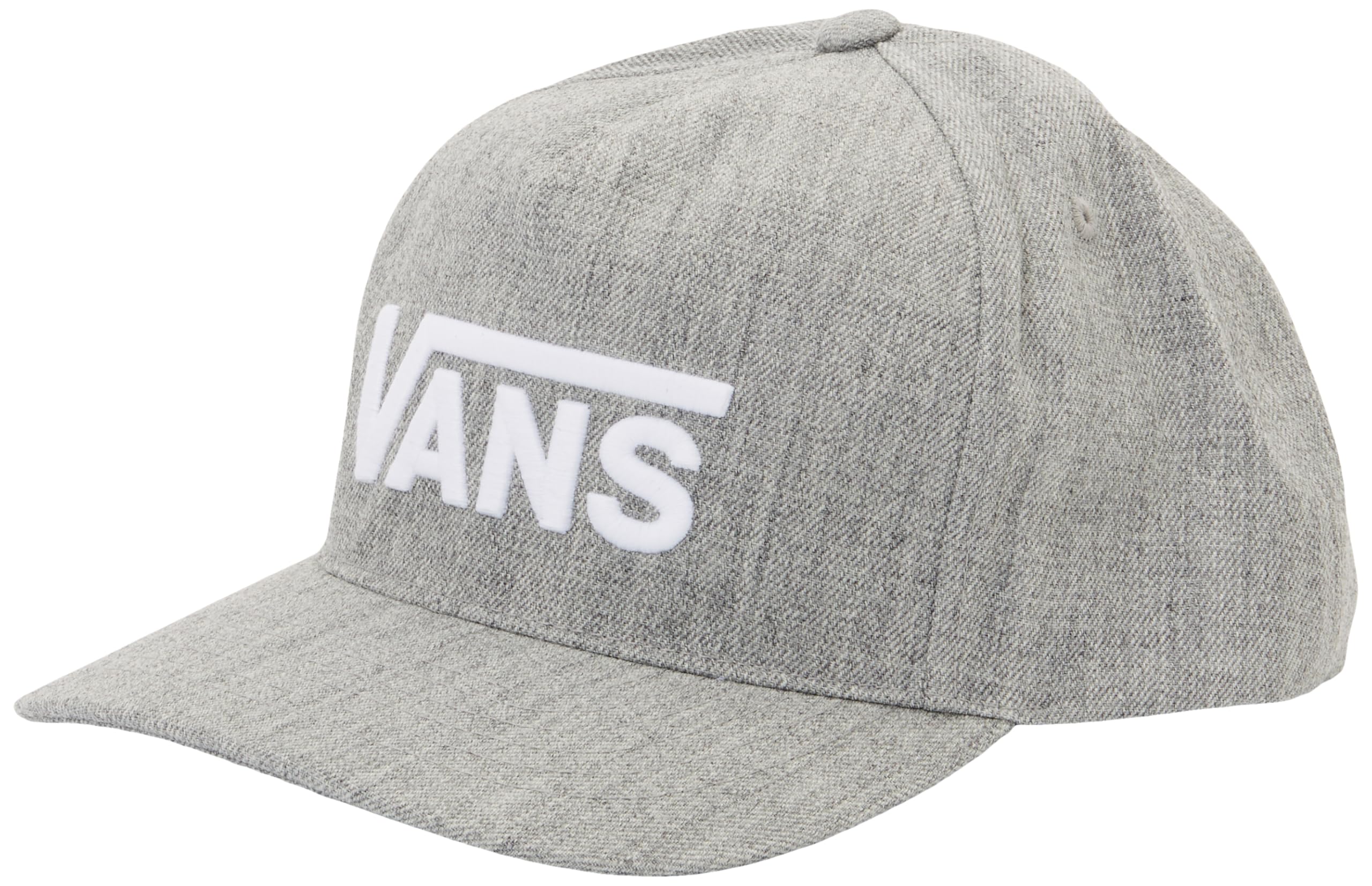 Vans Drop V Logo Snapback, Cement Heather, One Size