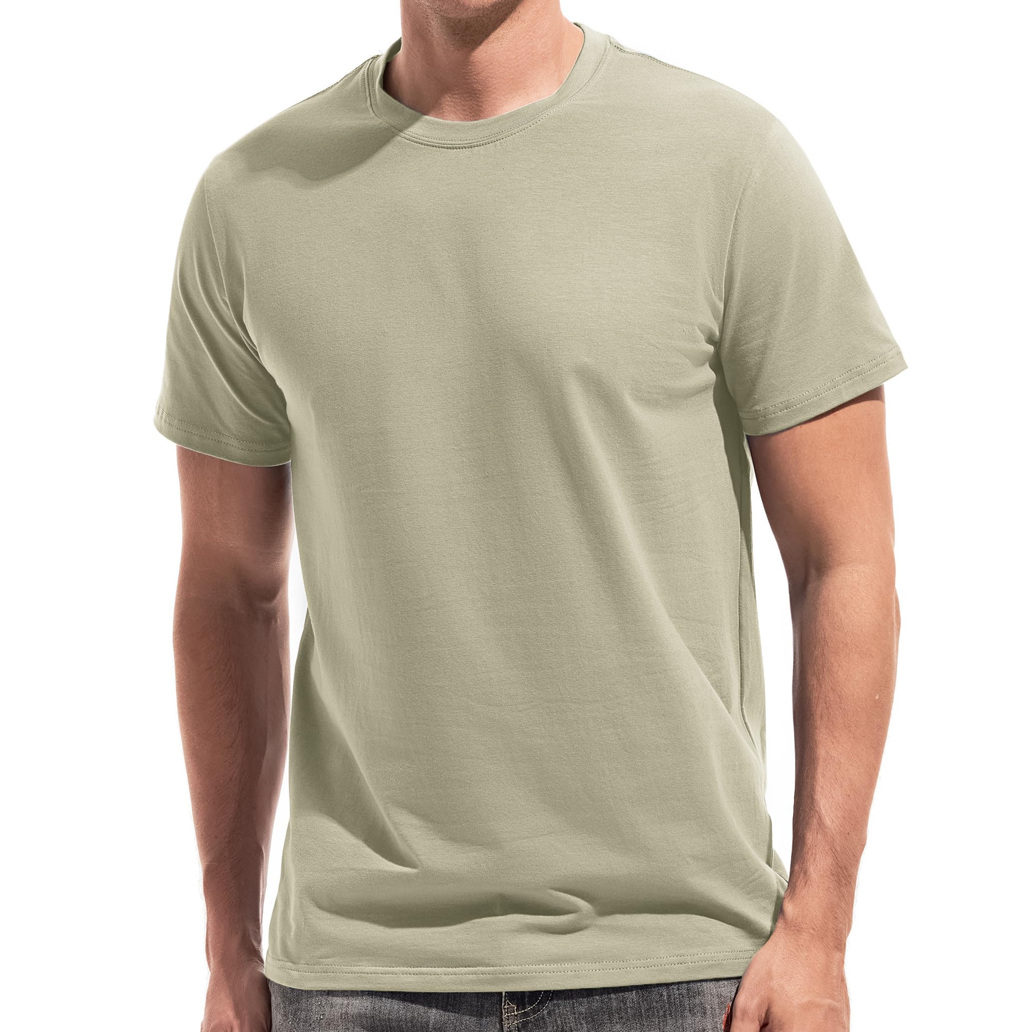 VEIISAR Men's Crew Neck T-Shirt