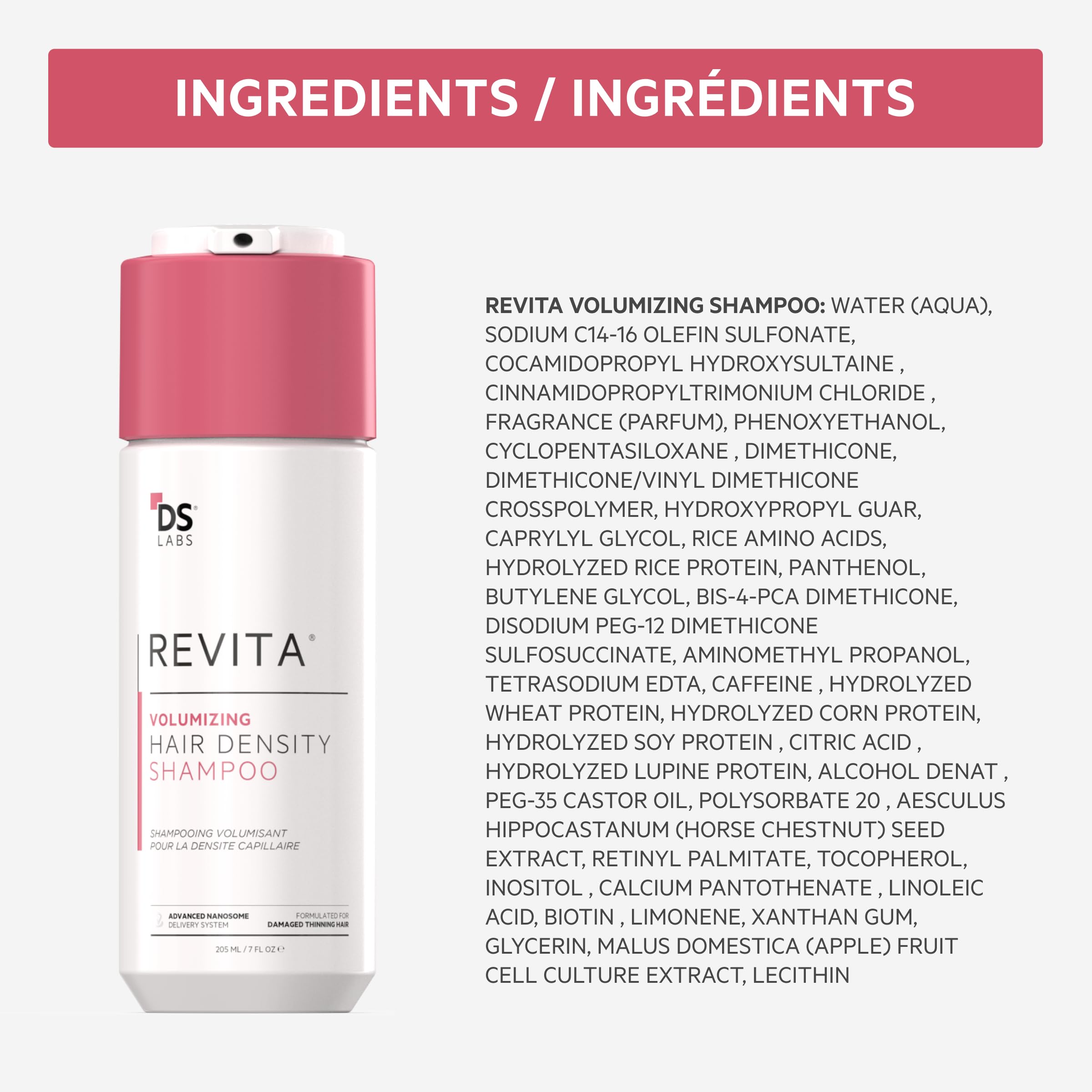 DS Labs Revita Volumizing Shampoo & Conditioner for Fine Hair