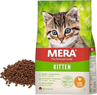 MERA Cats Kitten Chicken (2 kg), Dry Food for Adolescent Cats, Grain-Free Dry Food with High Meat Content product image