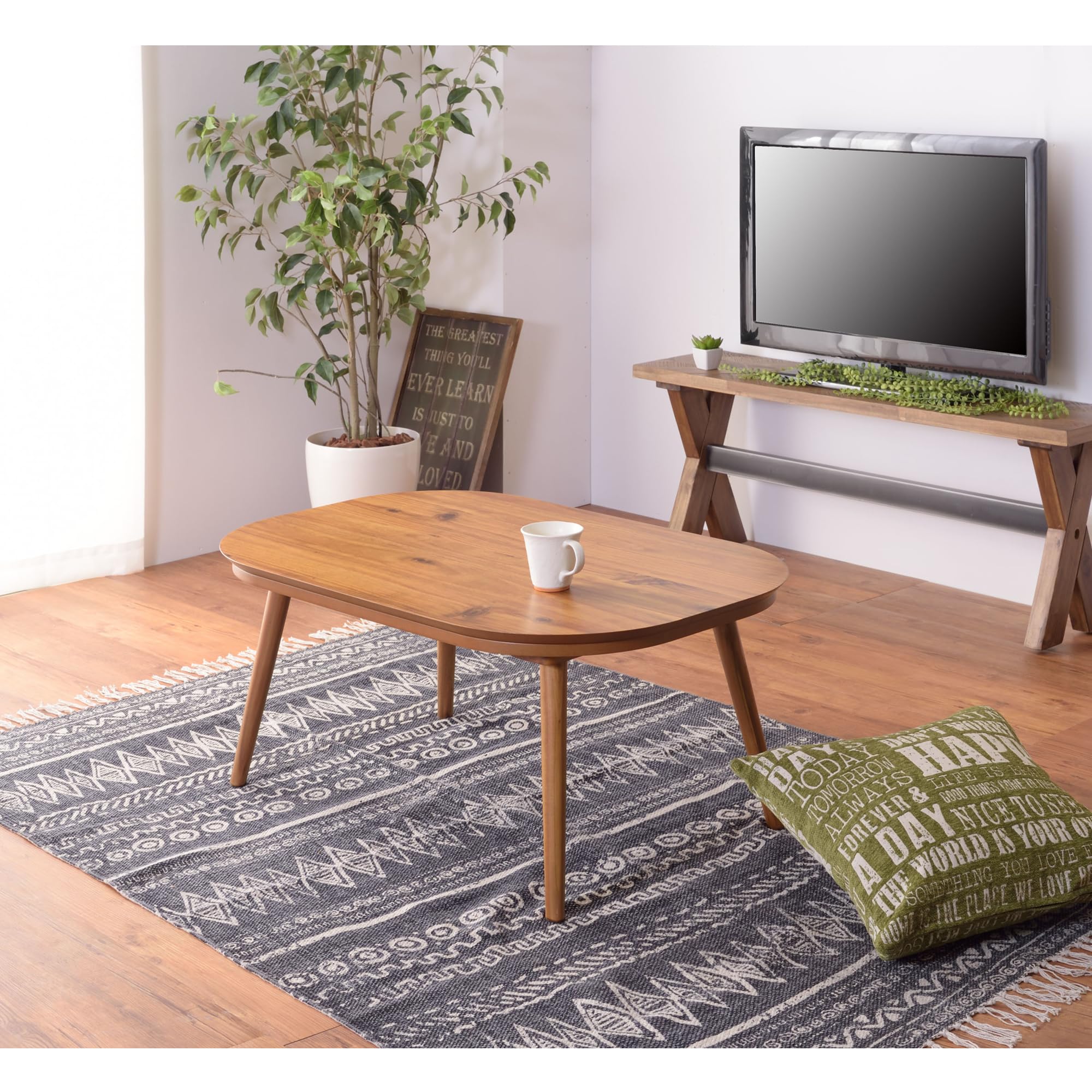 Acacia KOTATSU Table（Japanese Style OAK Wood Kotatsu a