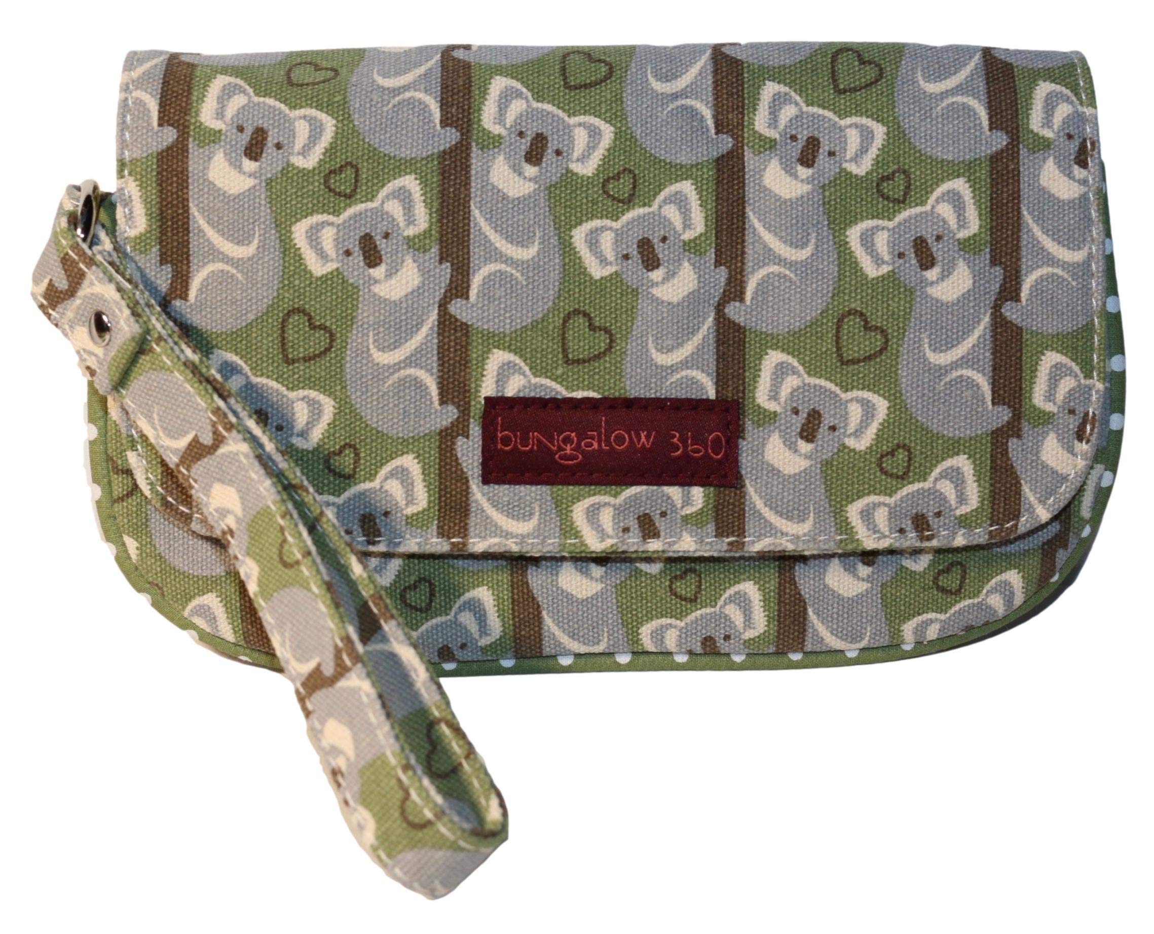 bungalow 360Vegan Natural Canvas Wristlet