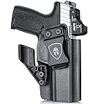 WARRIORLAND IWB Kydex Holster, Fit for S&W SD9 VE & SD40 VE w/Optic & Claw, Inside Waistband Concealed Appendix Carry, Adj. Cant & Posi-Click Retention, Right Hand Draw
